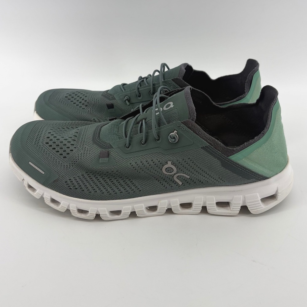 On Cloudcoast Mens 10.5 Running Shoes Green Sage Low Top Sneakers FIO V1